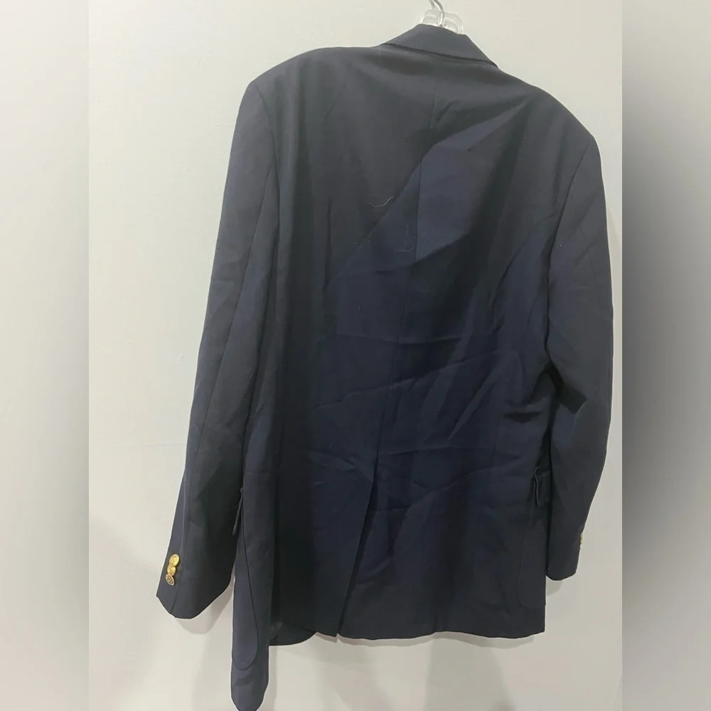 Chap Ralph Lauren navy blue suit jacket coat L